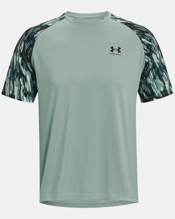 Men's UA Tech™ 2.0 Printed Short Sleeve in Gray image number 4
